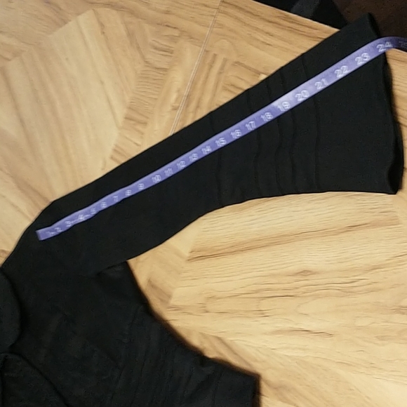 Spiegel Black Fit & Flare Tuxedo Blazer Top 10 - Picture 8 of 13